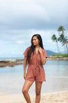 Yireh Romper Leah Romper in Terra Leah Romper in Terra | YIREH | An ethically conscious clothing brand Valia Honolulu